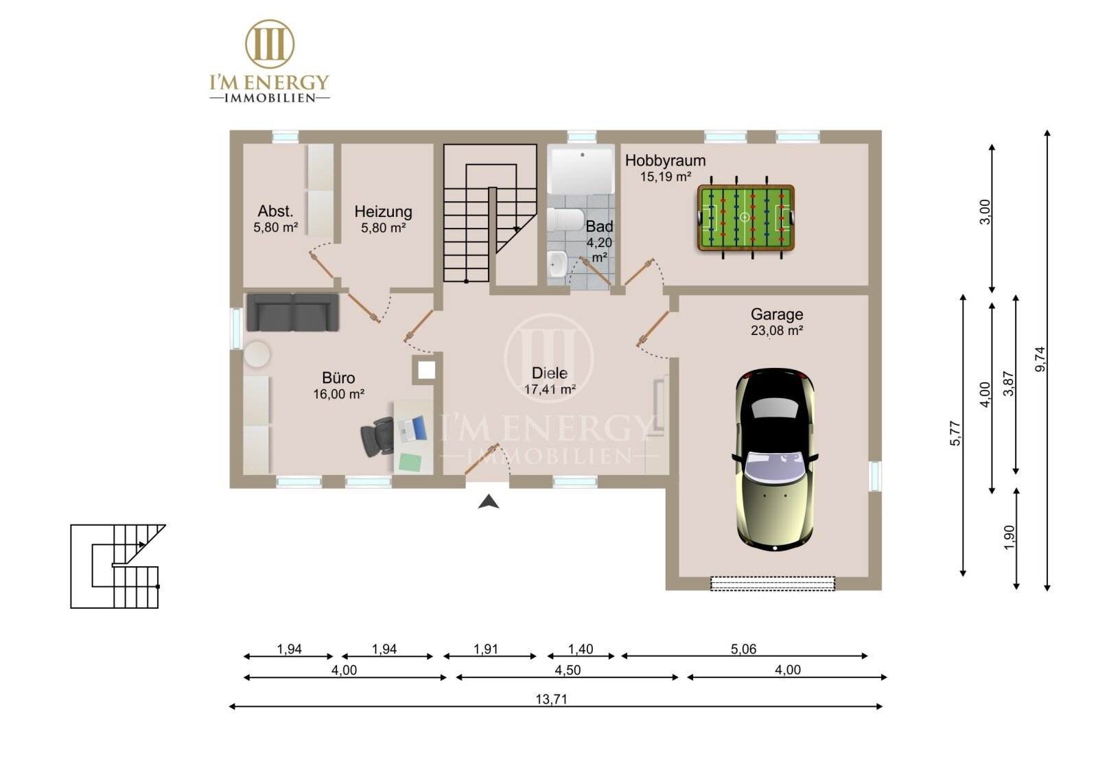+++ TOP Grundrisse vereinen JUNG & ALT - BÜRO im EG möglich - Perfekte Süd-Ausrichtung +++